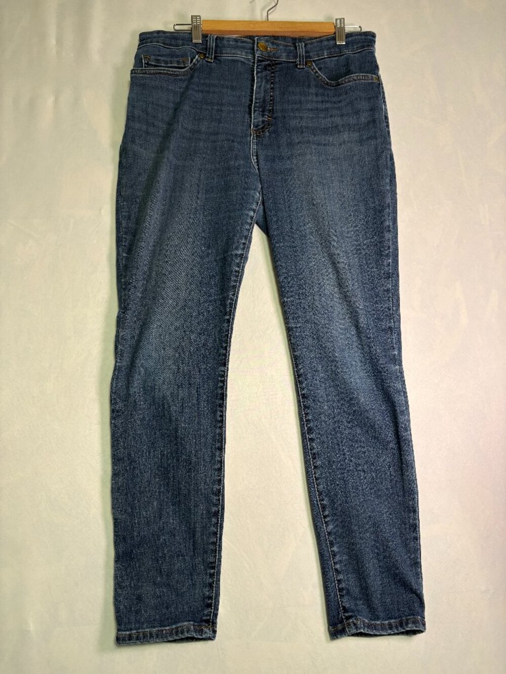 Lee Sculpting Skinny Leg Mid Rise Jeans Women's Medium Wash Stretch Denim